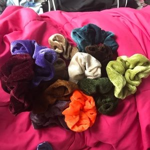 velvet scrunchies